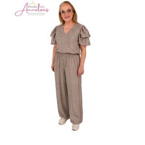 Enjoy Broek barrel 127621 licht taupe